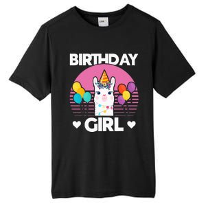 Cute Alpaca Llama Birthday Party Tall Fusion ChromaSoft Performance T-Shirt