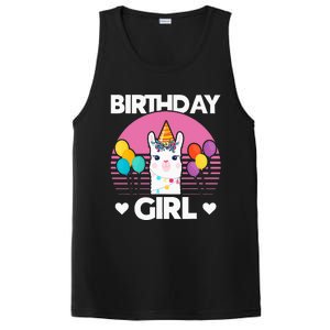 Cute Alpaca Llama Birthday Party PosiCharge Competitor Tank