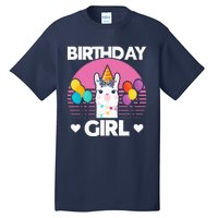 Cute Alpaca Llama Birthday Party Tall T-Shirt