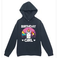 Cute Alpaca Llama Birthday Party Urban Pullover Hoodie