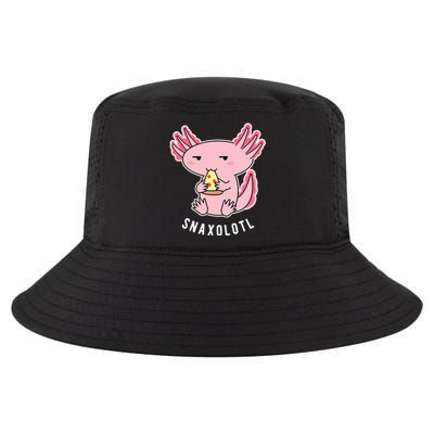 Cute Axolotl Lover Snaxolotl Eating Pizza Kawaii Anime Cool Comfort Performance Bucket Hat