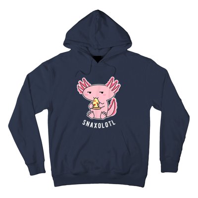 Cute Axolotl Lover Snaxolotl Eating Pizza Kawaii Anime Hoodie