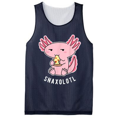 Cute Axolotl Lover Snaxolotl Eating Pizza Kawaii Anime Mesh Reversible Basketball Jersey Tank