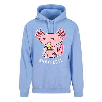 Cute Axolotl Lover Snaxolotl Eating Pizza Kawaii Anime Unisex Surf Hoodie