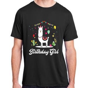 Cute Alpaca Llama Cactus Girl Birthday Party Animal Gift Adult ChromaSoft Performance T-Shirt