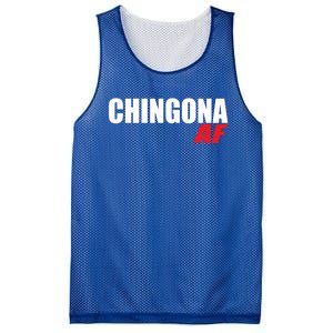 Chingona Af Latina Power Meaningful Gift Mesh Reversible Basketball Jersey Tank