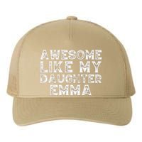 Cute Awesome Like My Daughter Emma Dad Mom Father Mother Day Yupoong Adult 5-Panel Trucker Hat