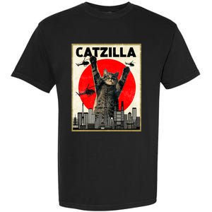 Catzilla Anime Lover Kawaii Animals Japanese Style Movies Garment-Dyed Heavyweight T-Shirt