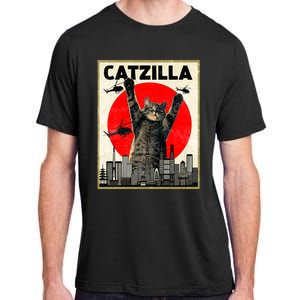 Catzilla Anime Lover Kawaii Animals Japanese Style Movies Adult ChromaSoft Performance T-Shirt