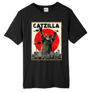 Catzilla Anime Lover Kawaii Animals Japanese Style Movies Tall Fusion ChromaSoft Performance T-Shirt