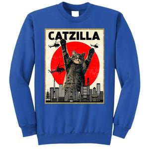 Catzilla Anime Lover Kawaii Animals Japanese Style Movies Sweatshirt