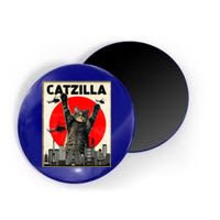 Catzilla Anime Lover Kawaii Animals Japanese Style Movies Magnet