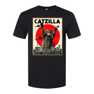 Catzilla Anime Lover Kawaii Animals Japanese Style Movies Softstyle CVC T-Shirt