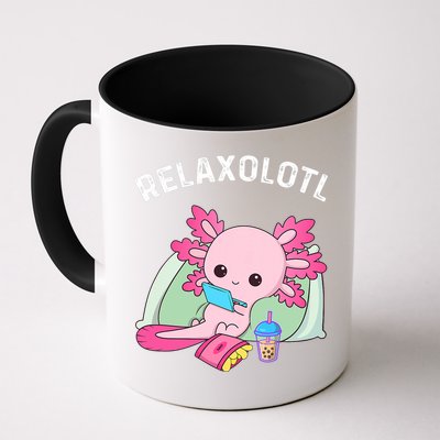 Cute Axolotl Lover Mexican Salamander Relaxolotl Mug