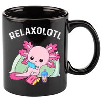 Cute Axolotl Lover Mexican Salamander Relaxolotl 11oz C Handle Ceramic Mug