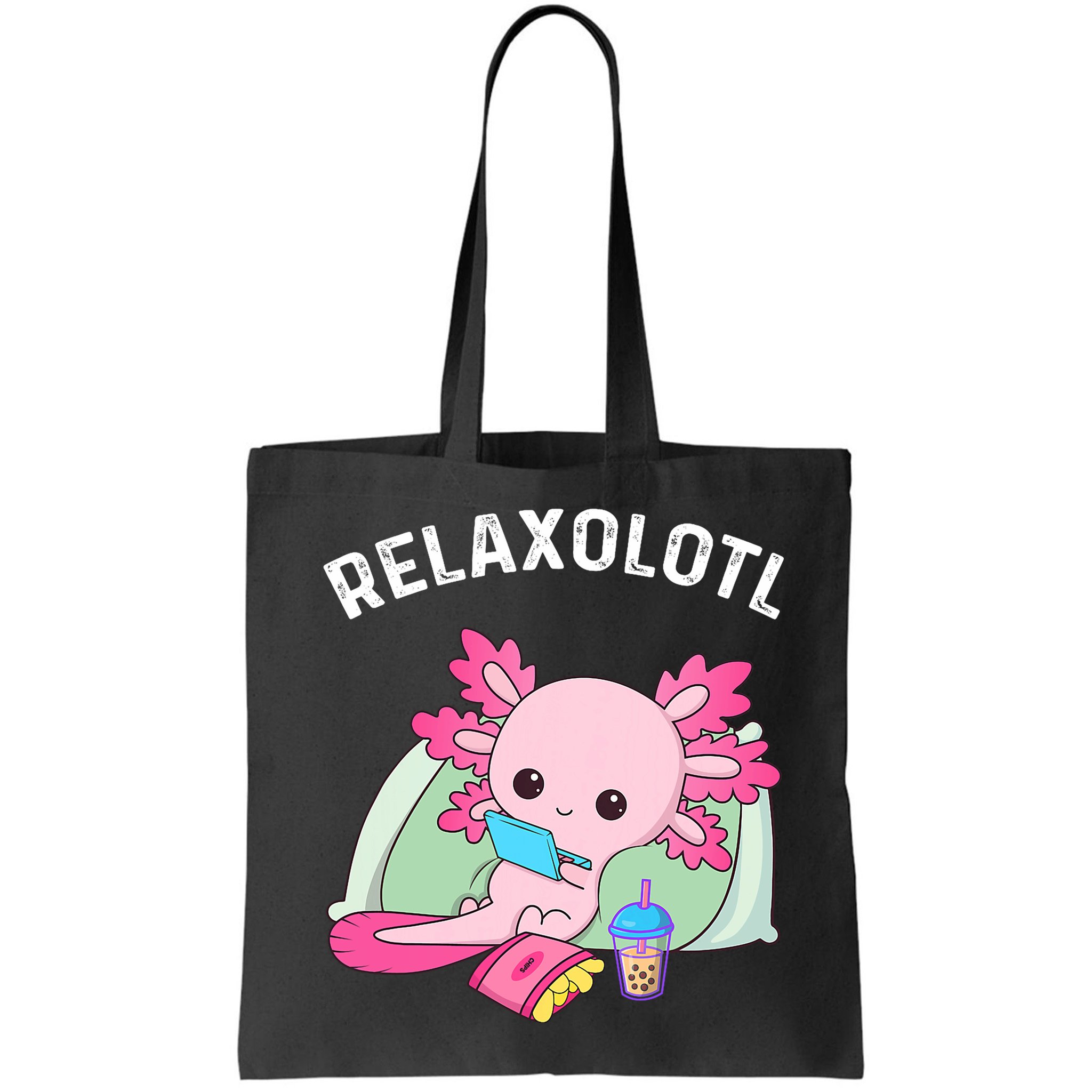 Cute Axolotl Lover Mexican Salamander Relaxolotl Bag