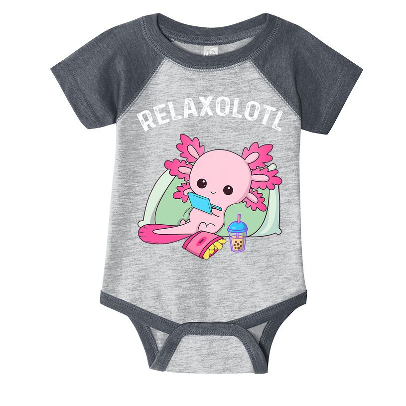 Cute Axolotl Lover Mexican Salamander Relaxolotl Infant Baby Jersey Bodysuit