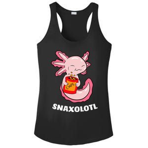 Cute Axolotl Lover Snaxolotl Kawaii Axolotl Food Sweets Ladies PosiCharge Competitor Racerback Tank