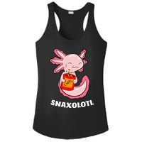 Cute Axolotl Lover Snaxolotl Kawaii Axolotl Food Sweets Ladies PosiCharge Competitor Racerback Tank