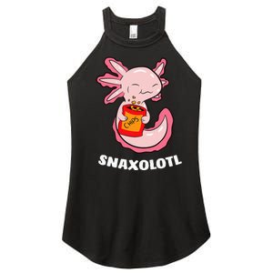 Cute Axolotl Lover Snaxolotl Kawaii Axolotl Food Sweets Women's Perfect Tri Rocker Tank