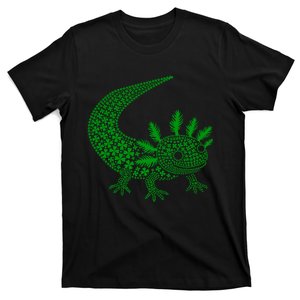 Cute Axolotl Luck St Patricks Day Axolotl Gift T-Shirt