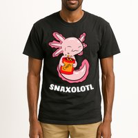 Cute Axolotl Lover Snaxolotl Kawaii Axolotl Food Sweets  Tall T-Shirt