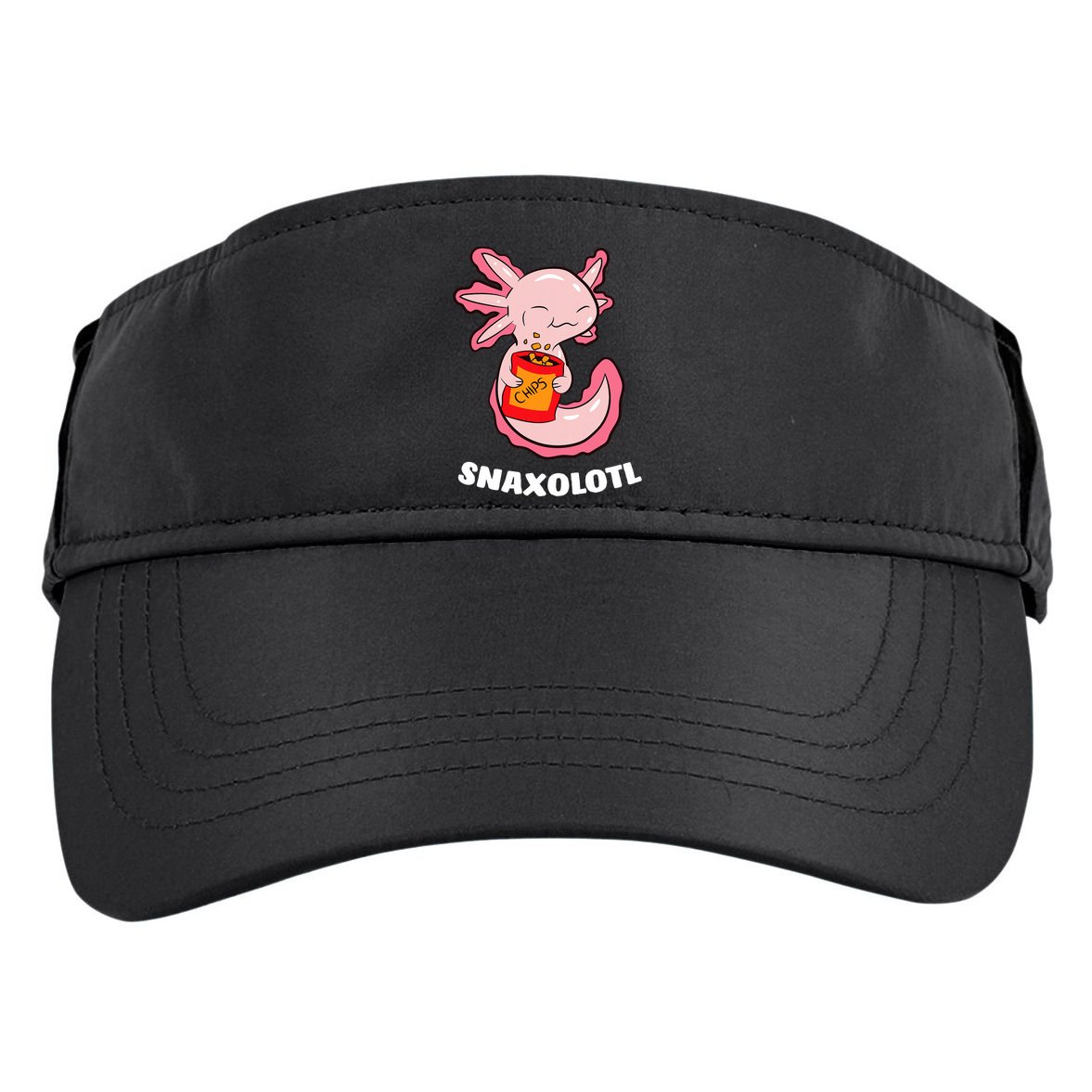 Cute Axolotl Lover Snaxolotl Kawaii Axolotl Food Sweets  Adult Drive Performance Visor