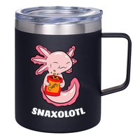 Cute Axolotl Lover Snaxolotl Kawaii Axolotl Food Sweets  12oz Stainless Steel Coffee Mug