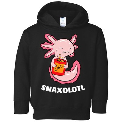 Cute Axolotl Lover Snaxolotl Kawaii Axolotl Food Sweets  Toddler Hoodie