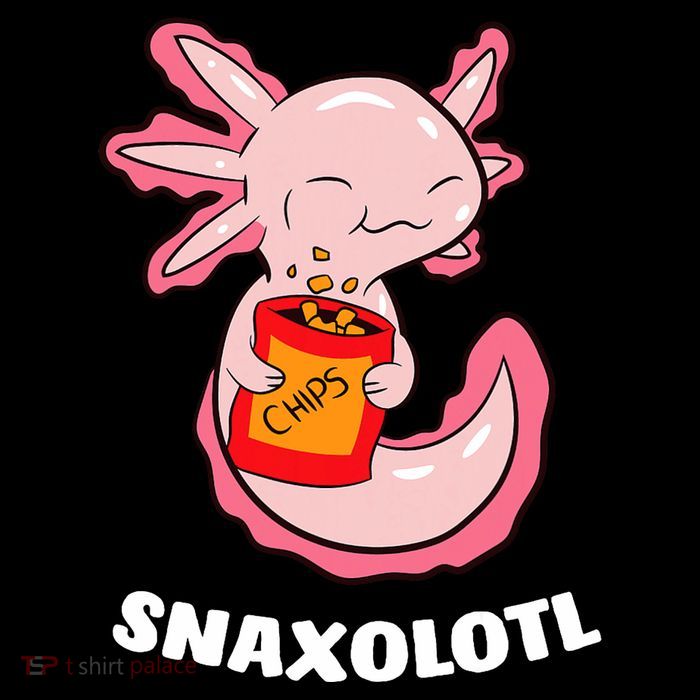 Cute Axolotl Lover Snaxolotl Kawaii Axolotl Food Sweets  Kids T-Shirt