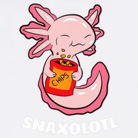 Cute Axolotl Lover Snaxolotl Kawaii Axolotl Food Sweets  Garment-Dyed Sweatshirt