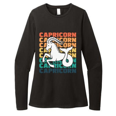 Capricorn  Afro Locs  Zodiac Signs Birthday Girls Womens CVC Long Sleeve Shirt