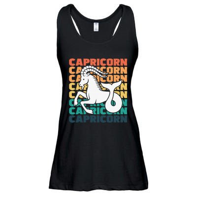 Capricorn  Afro Locs  Zodiac Signs Birthday Girls Ladies Essential Flowy Tank