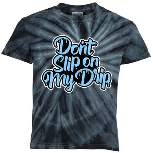 Concrete And Luxury Don't slip University Blue Kids Tie-Dye T-Shirt