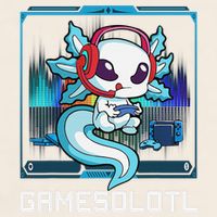 Cute Axolotl Lover Gamesalotl Gaming Axolotl Garment-Dyed Women's Muscle Tee