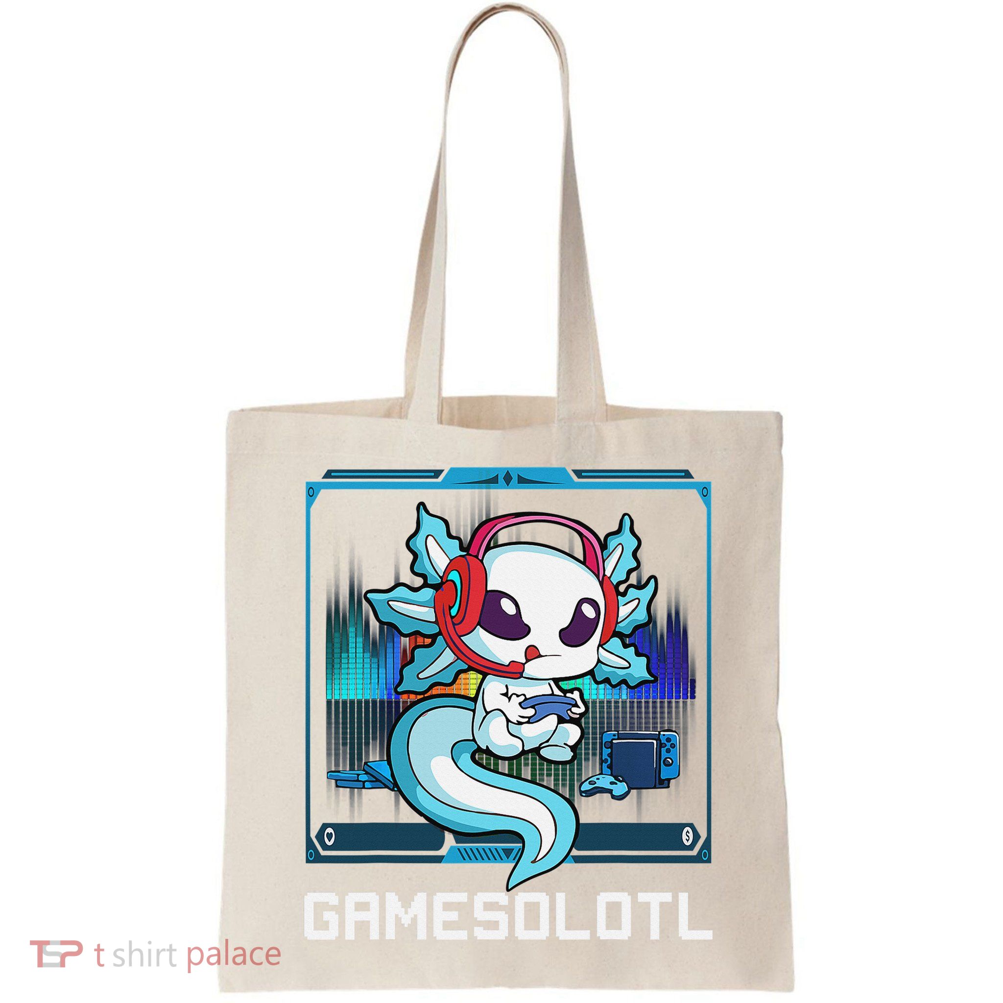 Cute Axolotl Lover Gamesalotl Gaming Axolotl Bag