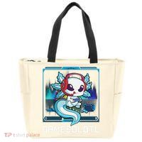 Cute Axolotl Lover Gamesalotl Gaming Axolotl Zip Tote Bag