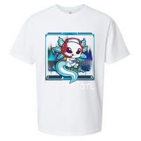 Cute Axolotl Lover Gamesalotl Gaming Axolotl Sueded Cloud Jersey T-Shirt
