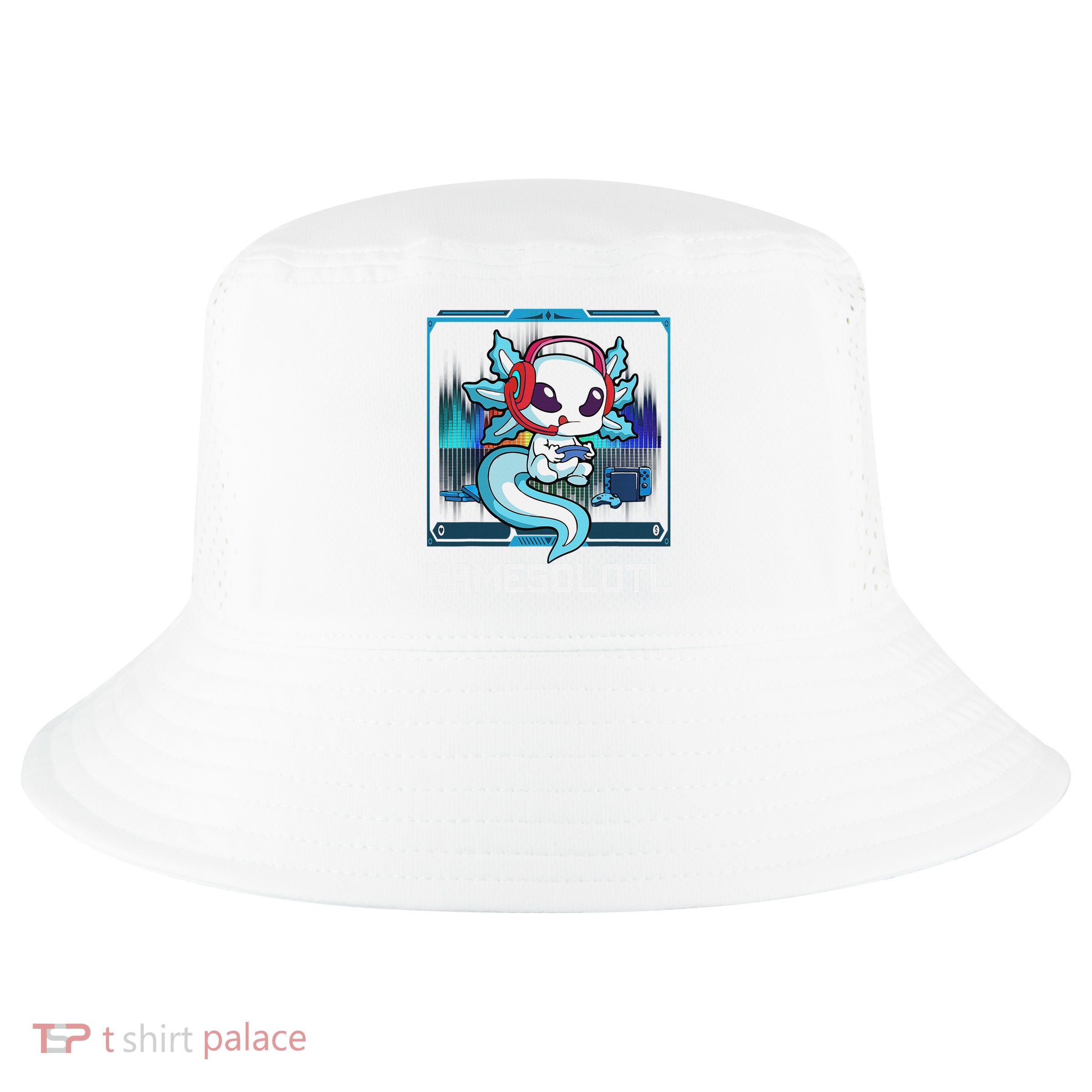 Cute Axolotl Lover Gamesalotl Gaming Axolotl Cool Comfort Performance Bucket Hat