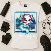 Cute Axolotl Lover Gamesalotl Gaming Axolotl Performance Shirt