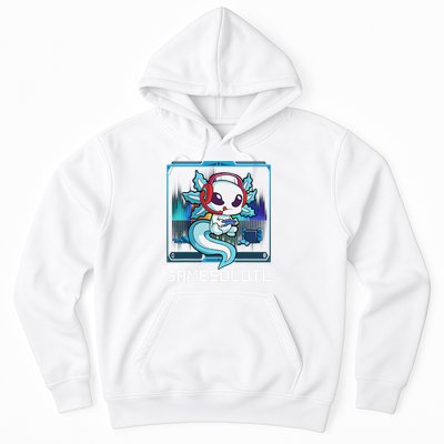 Cute Axolotl Lover Gamesalotl Gaming Axolotl Hoodie