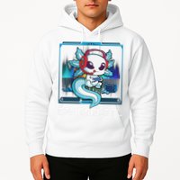 Cute Axolotl Lover Gamesalotl Gaming Axolotl Hoodie