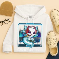 Cute Axolotl Lover Gamesalotl Gaming Axolotl Hoodie