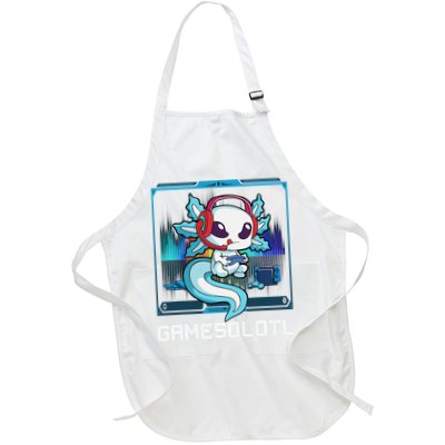 Cute Axolotl Lover Gamesalotl Gaming Axolotl Apron