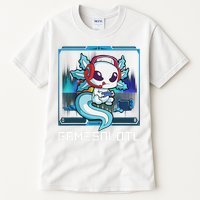 Cute Axolotl Lover Gamesalotl Gaming Axolotl Tall T-Shirt