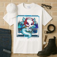 Cute Axolotl Lover Gamesalotl Gaming Axolotl Tall T-Shirt