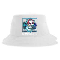 Cute Axolotl Lover Gamesalotl Gaming Axolotl Sustainable Bucket Hat