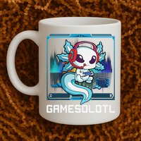 Cute Axolotl Lover Gamesalotl Gaming Axolotl Mug