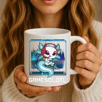 Cute Axolotl Lover Gamesalotl Gaming Axolotl Mug