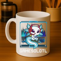 Cute Axolotl Lover Gamesalotl Gaming Axolotl Mug